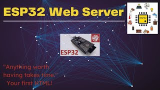 Lets Build An ESP32 Web Server – Arduino IDE Part1 [upl. by Eelnyl]