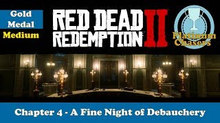 A Fine Night of Debauchery  Gold Medal Guide  Red Dead Redemption 2 [upl. by Corella]