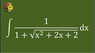 Evaluating the indefinite integral using Eulers substitution and algebraic manipulation [upl. by Acimahs]