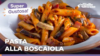 PASTA alla BOSCAIOLA Un grande classico dal sapore autunnale 🍂😋🍄 RICETTA FACILE e GUSTOSA [upl. by Suryc]