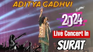 Aditya Gadhvi  Live Concert In Surat 2024  AdityaGadhvi Surat [upl. by Freyah]