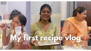 My first vlog ❤️  Recipe  NitaShilimkarOfficial RivaPatilOfficial  RutujaBhosale [upl. by Hizar]