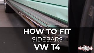 How To Fit Our VW T4 Sidebars  Vee Dub Transporters [upl. by Mathia444]