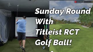 Sunday Round  Mevo Plus and the Titleist RCT Golf Ball [upl. by Eceinhoj218]