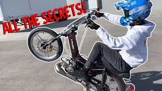 Moped Wheelie Tips and Tricks for Beginners [upl. by Grantland913]