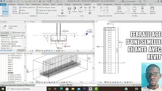 Tutoriels 16 revit ferraillage  semelle filante [upl. by Eruza633]