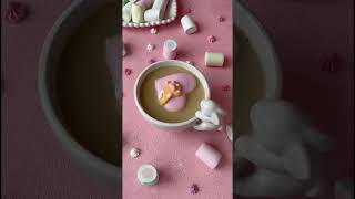 This is a marshmallow figurine  a sweet original dessert Want to learn how to make it too [upl. by Liakim200]