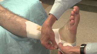 Ankle Wrapping Technique  Mayo Clinic [upl. by Pooi]