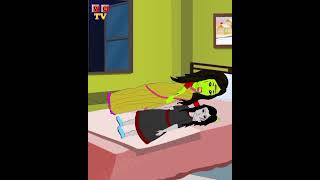 अमायरा और मम्मी को दिखा भूत  Bhoot wala Cartoon short video cartoon [upl. by Etennaej336]