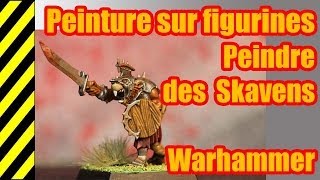 TUTO  Peinture sur figurines  Skavens  Warhammer [upl. by Caritta108]