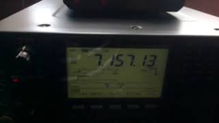 icom 7410  at 130 tuner TEST [upl. by Yenahteb498]