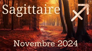 ♐SAGITTAIRE NOVEMBRE 2024  Un cap à passer [upl. by Areit365]