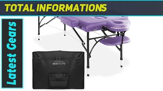 Saloniture Professional Portable Lightweight BiFold Massage Table The Ultimate Comfort for [upl. by Ariana322]