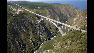 SOUTH AFRICA  The worlds highest bungee jump bridge216 Meter [upl. by Revilo400]