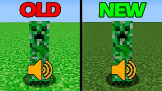 old vs new sound minecraft [upl. by Viv]