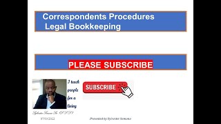 PART4 RECORDING DISBURSEMENTS IN CORRESPONDENTS BOOKS [upl. by Oad465]