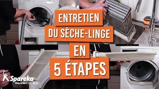 Comment faire lentretien de votre seche linge en 5 étapes [upl. by Atiker]