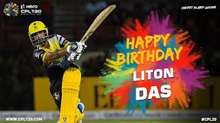 HAPPY BIRTHDAY LITON DAS  CPL20 HappyBirthday LitonDas CricketPlayedLouder [upl. by Viola656]