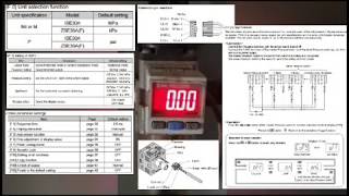 Digital Air Pressure Switch  How to operate amp configure its parameters [upl. by Larina]