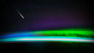 ISS Timelapse  Aurora VS Tsuchinshan take1 28 Sep 2024 [upl. by Ainsworth]