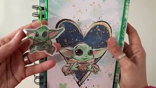 Libreta Baby Yoda Video Inspiración [upl. by Helse]