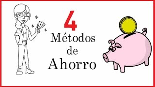 Cómo ahorrar dinero con 4 metodos [upl. by Maje]