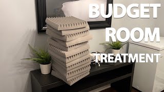 Great LOW BUDGET Room Treatment Panels [upl. by Parthena11]