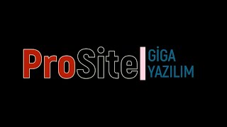 ProSite WEB  Yükleme ve Giriş [upl. by Schlessel272]