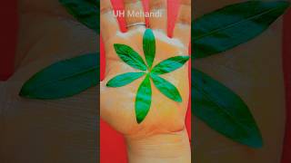 New stylish front hand mehndi design new floral simple mehndi design shorts youtube uhmehandi [upl. by Aloel808]