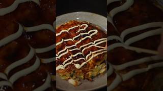 start your day with this amazing japanese street food 🍳🥬 homemade okonomiyaki easycooking [upl. by Yetty965]