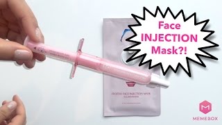 DEMO  OOZOO Face Injection Mask [upl. by Isiad]