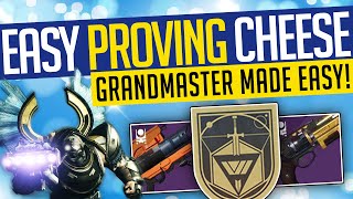 Destiny 2  EASY PROVING GROUND CHEESE Grandmaster Nightfall Made Easy [upl. by Enovaj92]