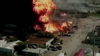 Oxyacetilene canister plant in texas blowing up [upl. by Ciredec583]