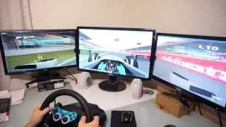 F1 2014 Hockenheim 3monitor test トリプルモニターテスト [upl. by Karon]