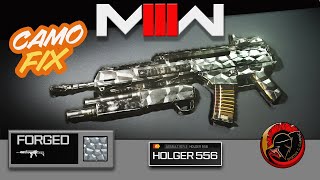 COD MW3 HOW TO UNLOCK FORGED CAMO FOR HOLGER 556 Quick 2 minute Guide [upl. by Noma]