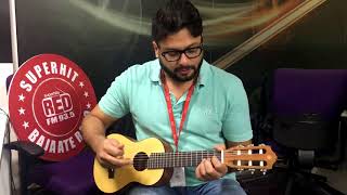 Yamaha GL1  Guitalele review and cover  Rashke Qamar [upl. by Ahsiekahs]