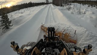 Plowing 20 cm fresh snow [upl. by Amitarp]