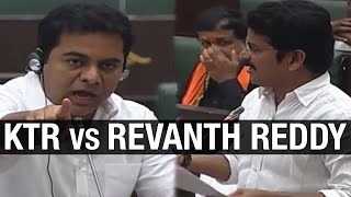 Revanth Reddy Vs KTR over Heritage Milk issue in Telangana Assembly [upl. by Kaliski]