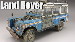 Land Rover Series III LWB 124 Revell  Car Model [upl. by Enitsuj]