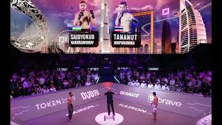 Saidyokub Kakhramonov vs Tananut Johphromma  Karate vs Thai Boxing KC45 [upl. by Jed416]