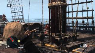 Assassins Creed Blackflag How to capture a Man OWarHow to get a lot of wood and metal [upl. by Hsatan917]