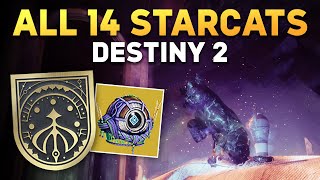 All 14 Starcat Locations Familiar Felines Triumph Guide  Destiny 2 Season of the Wish [upl. by Elauqsap584]