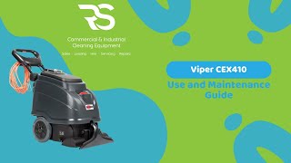 Viper CEX410 Carpet Cleaner Use and Maintenance Guide [upl. by Ernestine199]