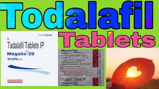 Todalafil Tablets 20 mg Uses in Hindi  Todalafil Tablets 10 mg  Megalis  20 Tablets [upl. by Fedak]