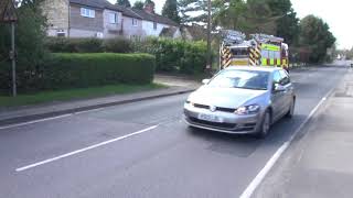 Suffolk Fire amp Rescue Service Long Melford WrL53reg Responding April 2019 [upl. by Anaizit]