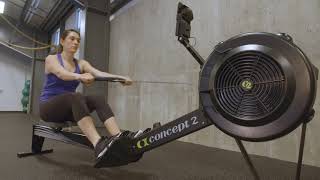 Working Out On the Concept2 Indoor Rower [upl. by Arbrab351]