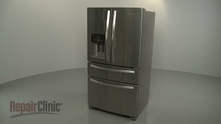 Whirlpool Refrigerator Disassembly WRX735SDBM00Repair Help [upl. by Zoes]