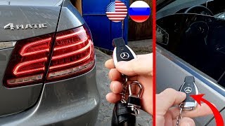 Hidden Function on Mercedes Opening Doors with Remote Two Modes on Mercedes W212 [upl. by Enyal]