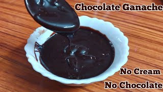 Chocolate Ganache with Cocoa powderChocolate Ganache recipe Chocolate frosting [upl. by Inkster]