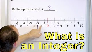 What is an Integer in Math Learn Negative Numbers  611 [upl. by Ollayos206]